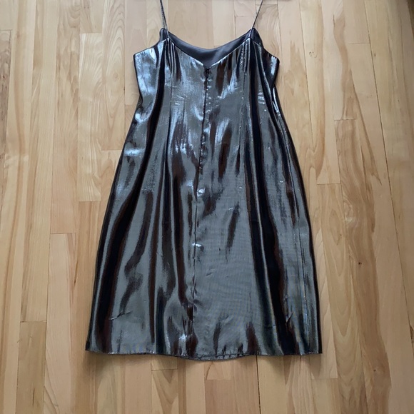 EUC Rickie Freeman for Teri Jon Pewter dress - Picture 7 of 16